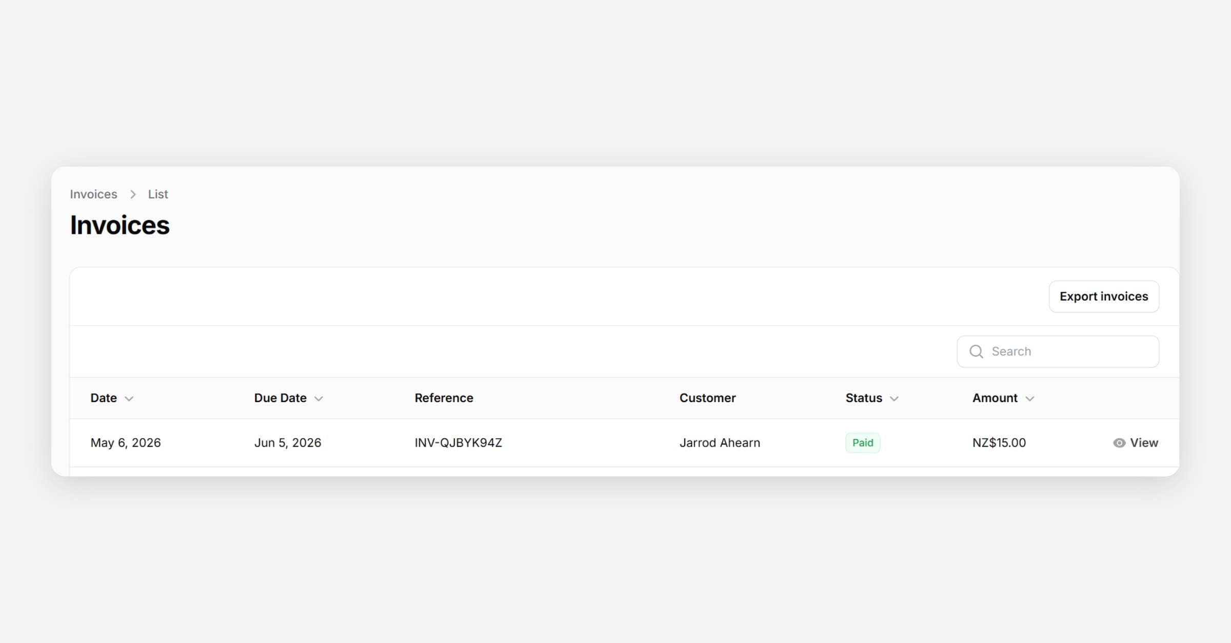 Set Default Payment Due Date