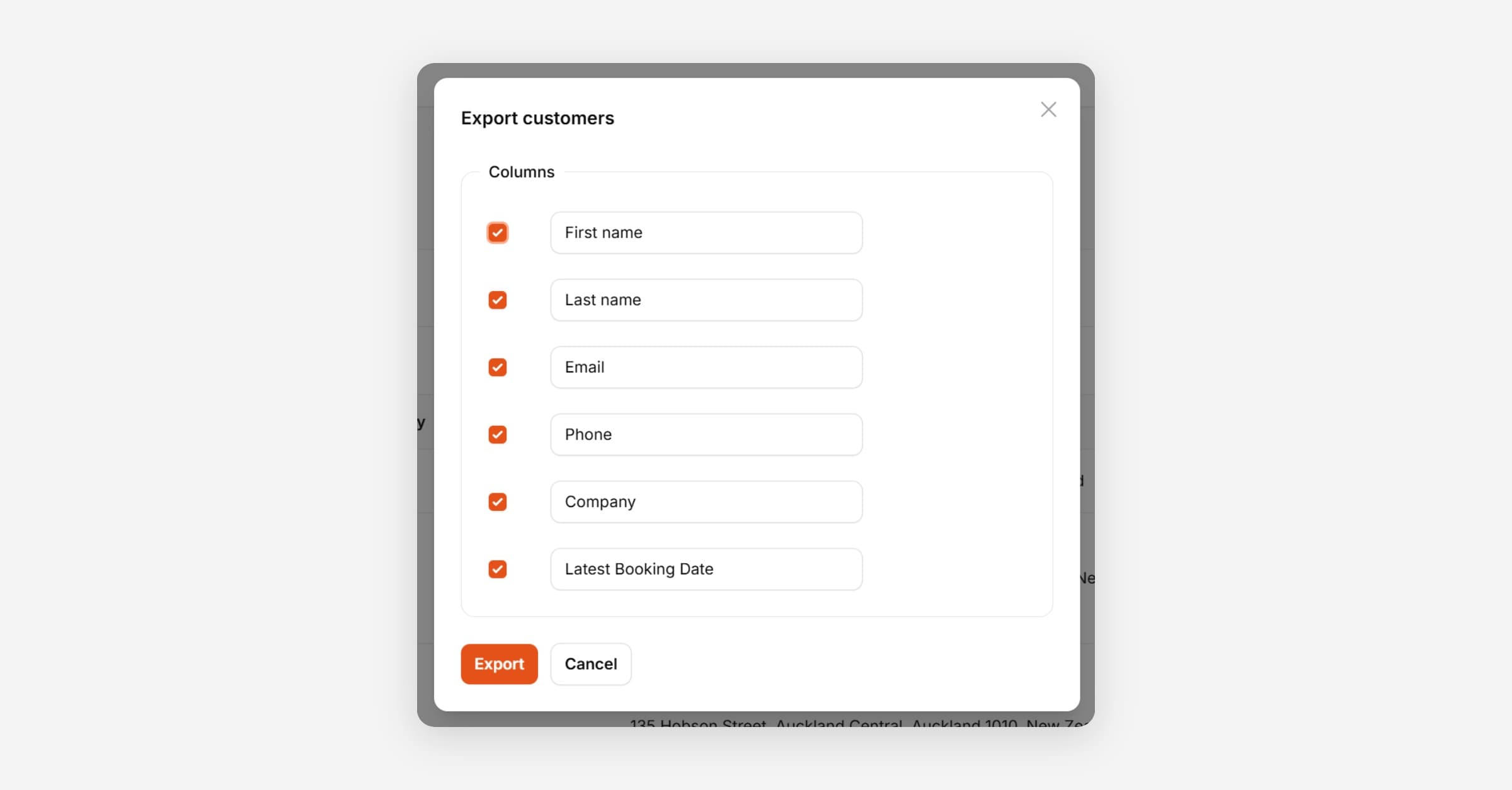 Export Contacts